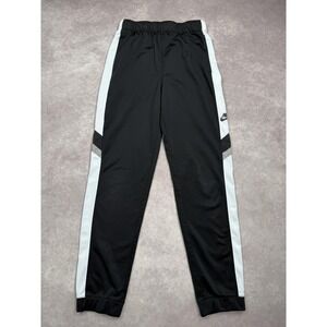 Nike Track Pants Youth XL Black White CU9202-010 Athletic Joggers‎ Swoosh Logo